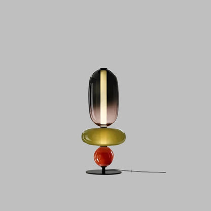 Modern Dimmable LED Floor Lamp - Replaceable Strip - Black/Brass