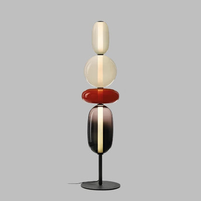 Modern Dimmable LED Floor Lamp - Replaceable Strip - Black/Brass