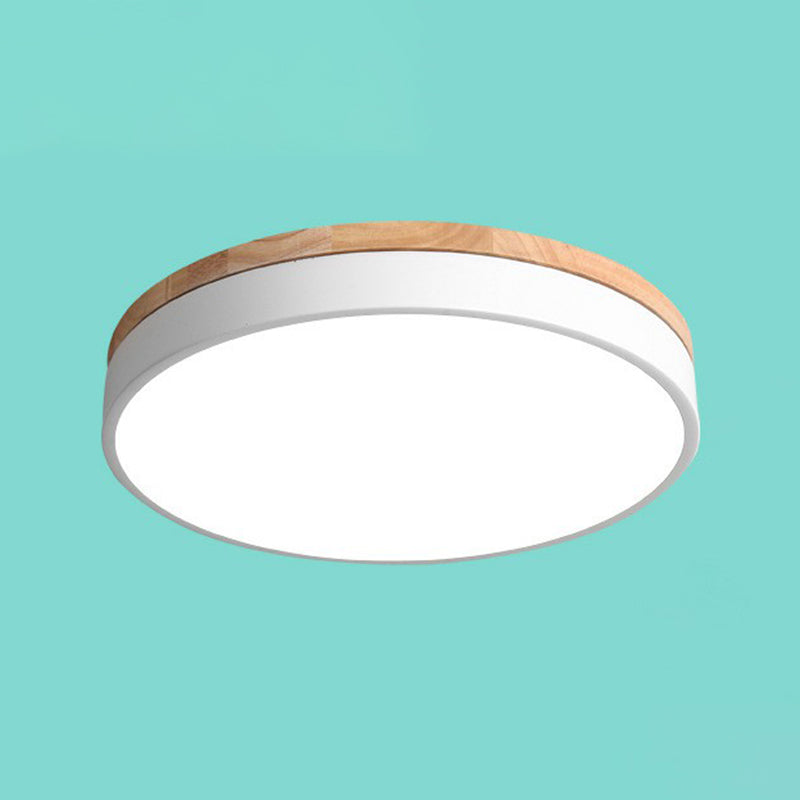 Modern LED Flush Mount Ceiling Light Fixture with Acrylic Finish ? Elegant Illumination for Stylish Bedrooms 8