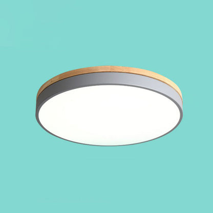 Modern LED Flush Mount Ceiling Light Fixture with Acrylic Finish ? Elegant Illumination for Stylish Bedrooms 9