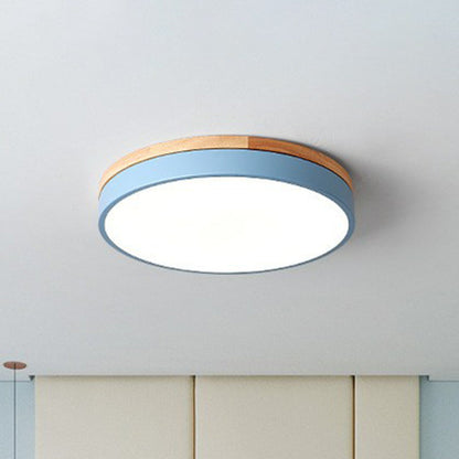Modern LED Flush Mount Ceiling Light Fixture with Acrylic Finish ? Elegant Illumination for Stylish Bedrooms 11