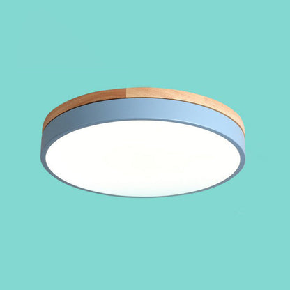 Modern LED Flush Mount Ceiling Light Fixture with Acrylic Finish ? Elegant Illumination for Stylish Bedrooms 6