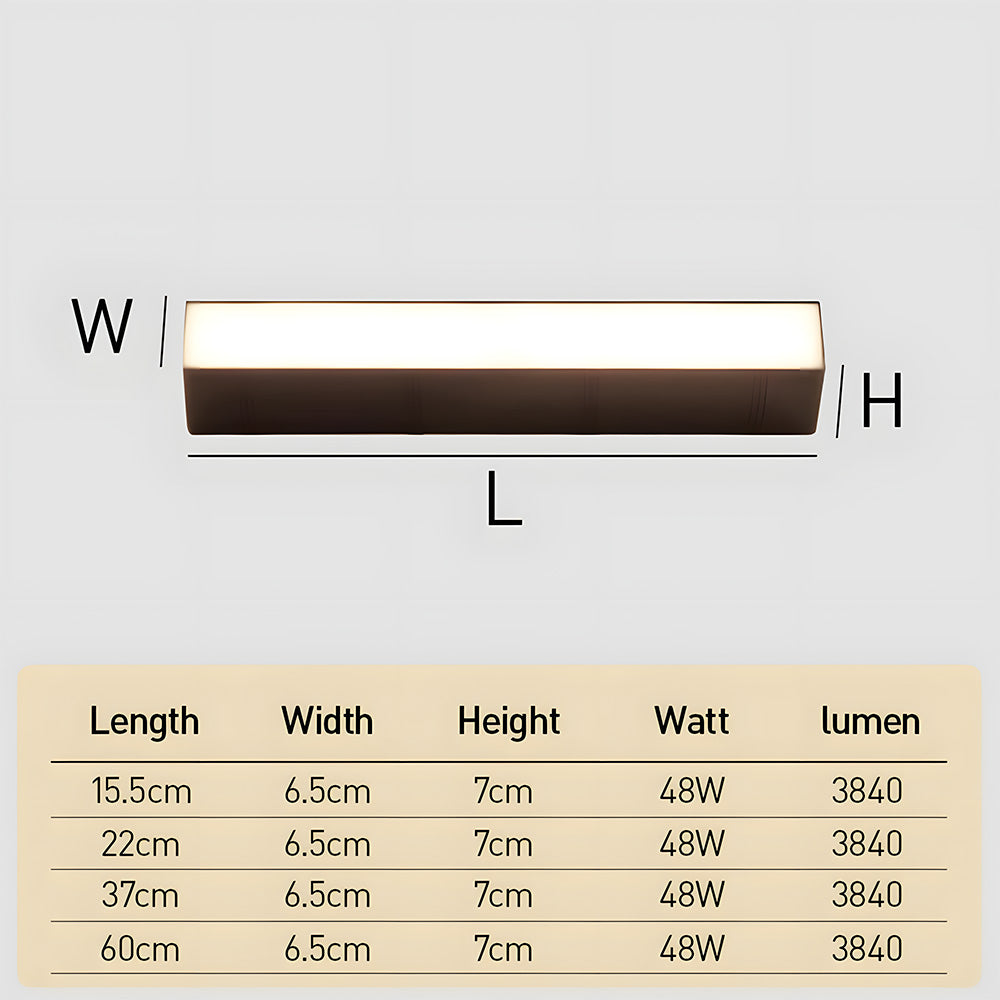 Modern LED Up/Down Outdoor Wall Light - Black Aluminium