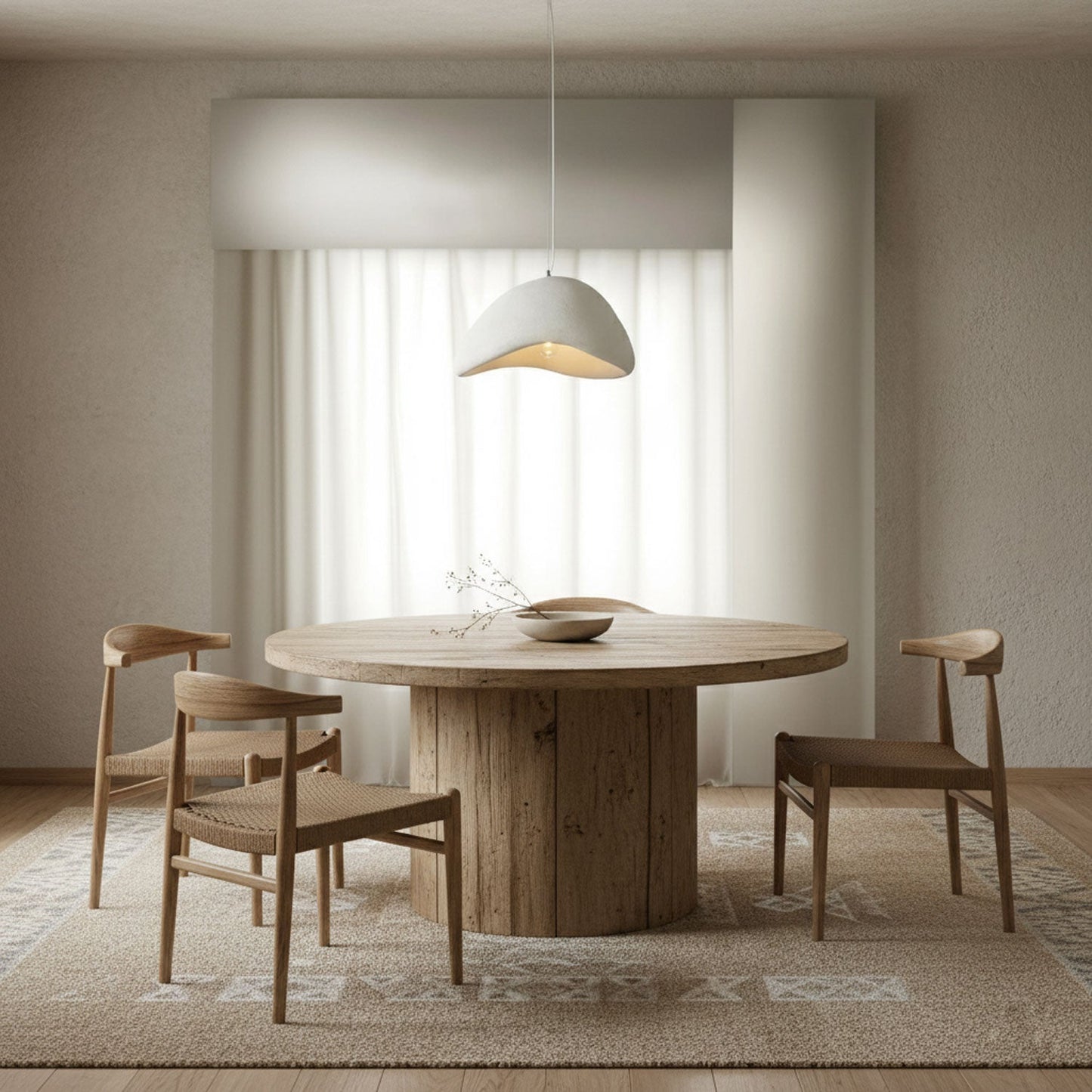 Modern Minimalist Cloud Lamp - High-Density Sculptural Ceiling Fixture