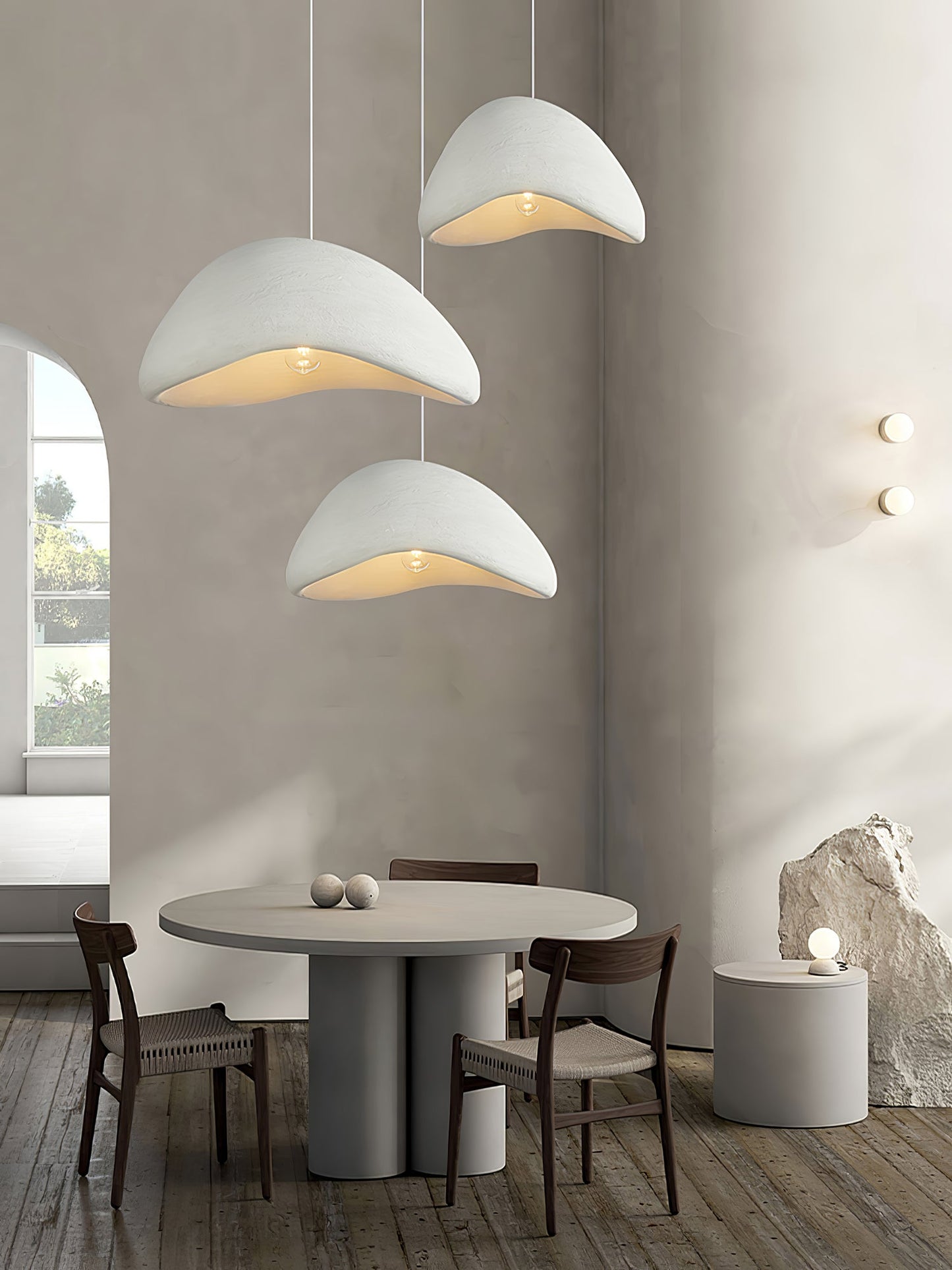 Modern Minimalist Cloud Lamp - High-Density Sculptural Ceiling Fixture