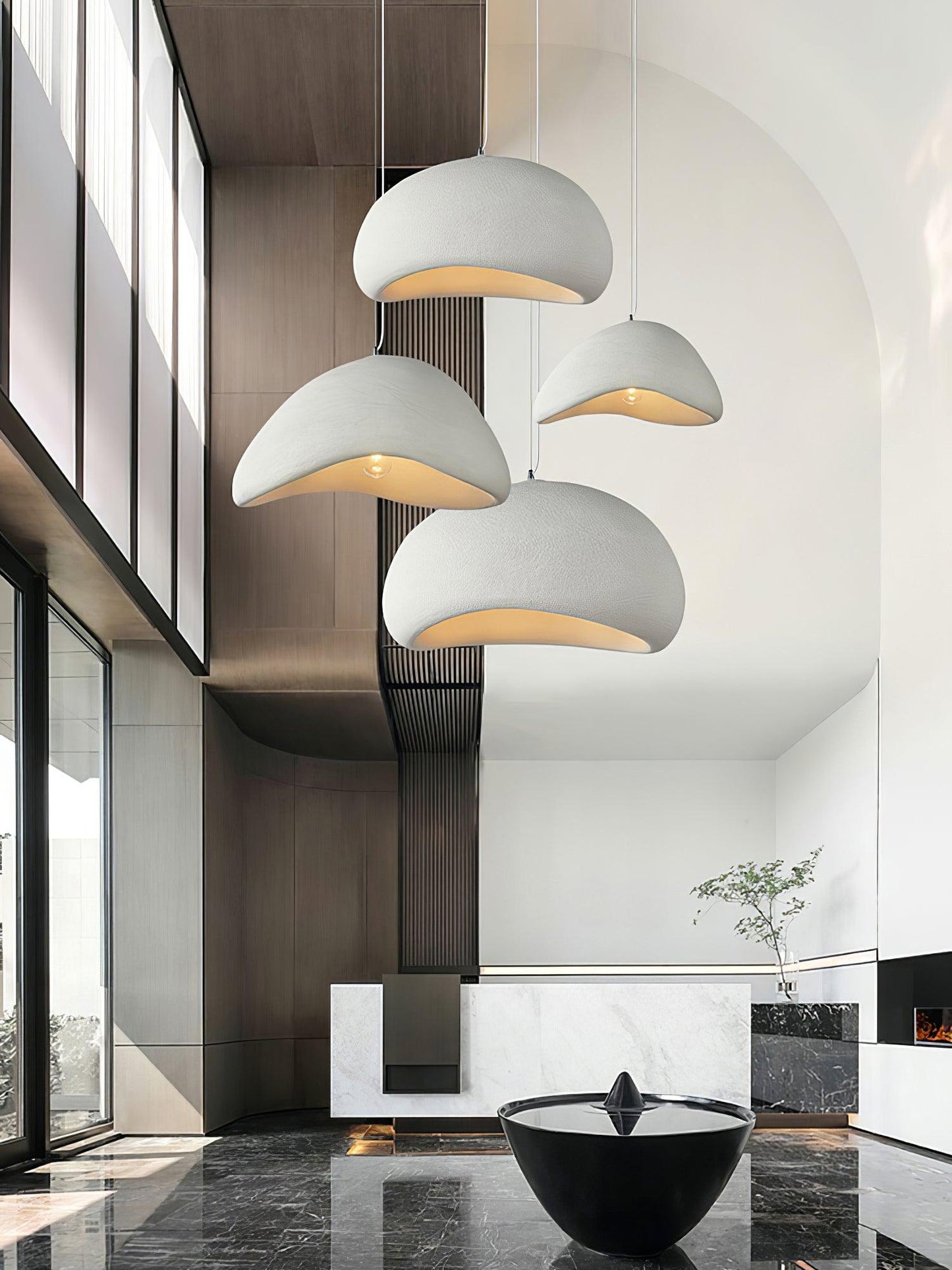 Modern Minimalist Cloud Lamp - High-Density Sculptural Ceiling Fixture