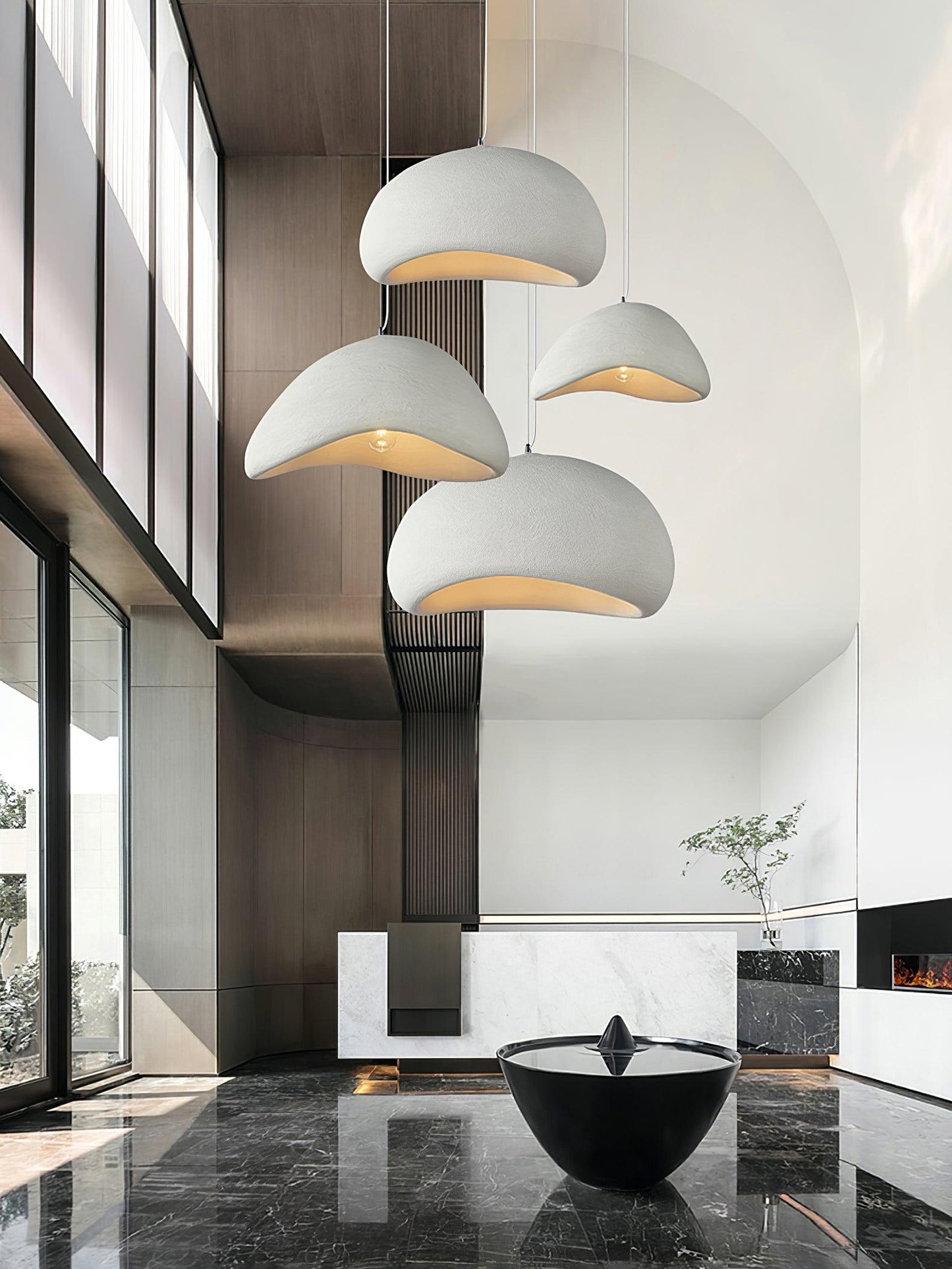 Modern Minimalist Cloud Lamp - High-Density Sculptural Ceiling Fixture