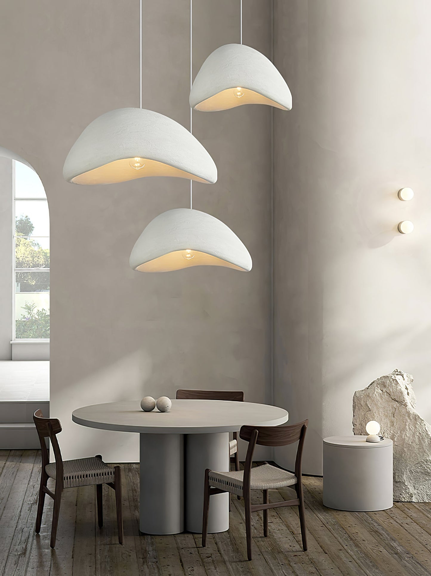 Modern Minimalist Cloud Lamp - High-Density Sculptural Ceiling Fixture
