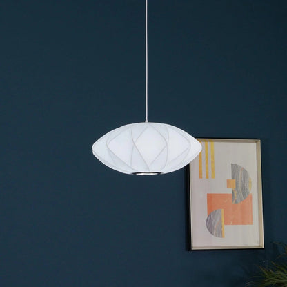 Modern Pendant Lamp with Fabric Shade 1