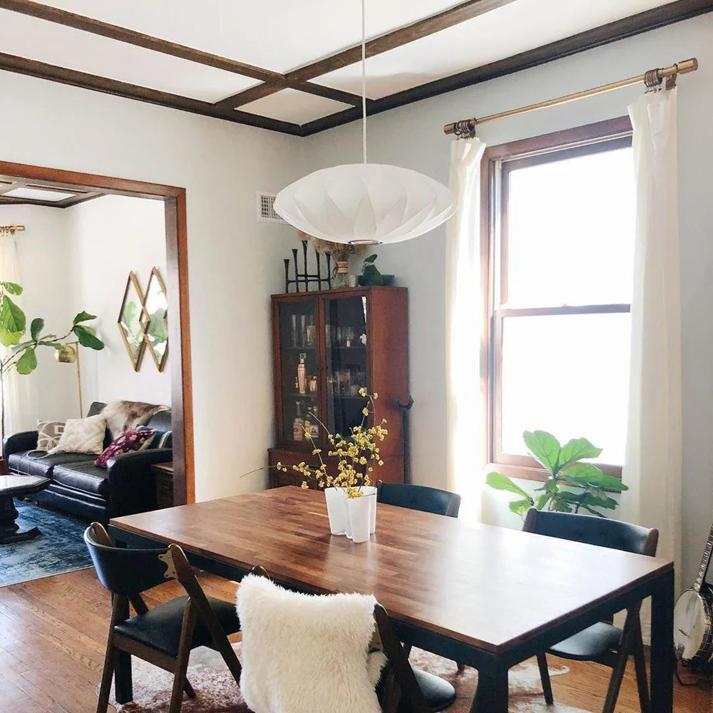 Modern Pendant Lamp with Fabric Shade 3