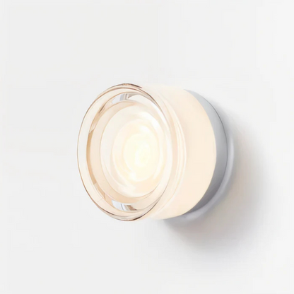 Modern Round Glass Wall Sconce - LED