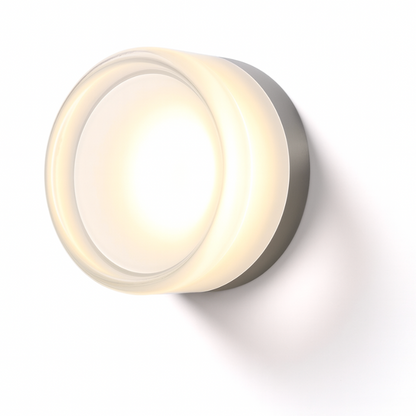 Modern Round Glass Wall Sconce - LED