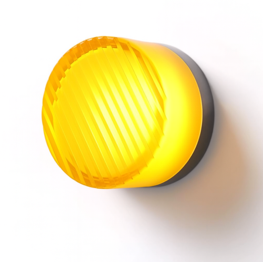 Modern Round Glass Wall Sconce - LED