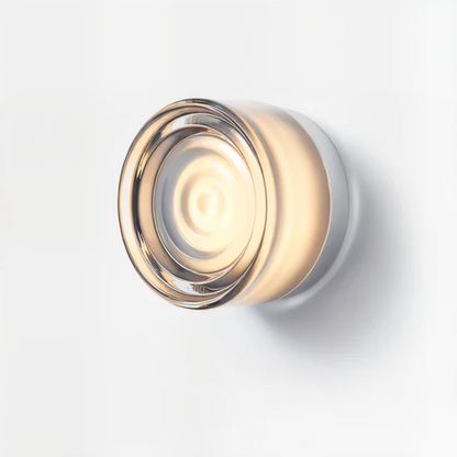 Modern Round Glass Wall Sconce - LED