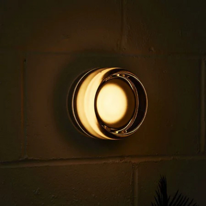 Modern Round Glass Wall Sconce - LED