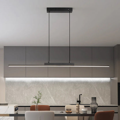 Modern Crosswise LED Pendant Lamp for Dining Room 2