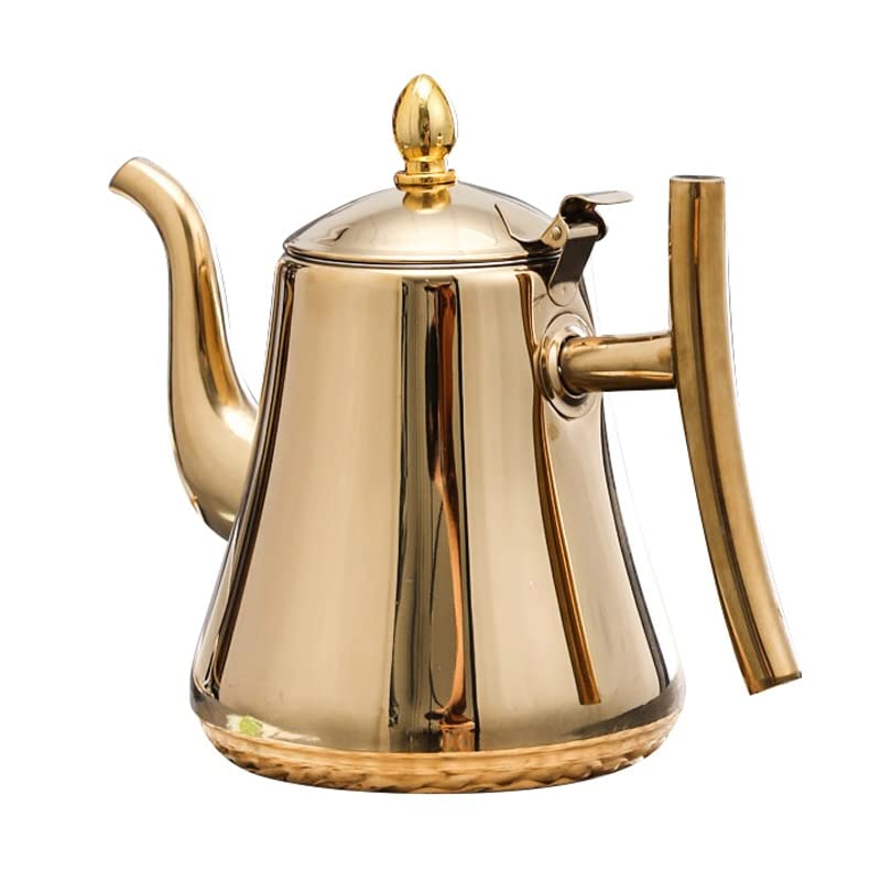 Modern Stainless Steel Teapot with Infuser 8