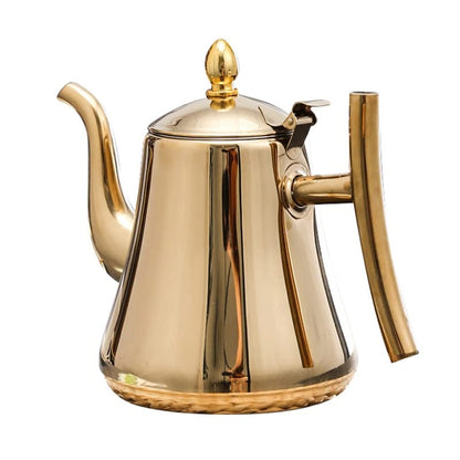 Modern Stainless Steel Teapot with Infuser 8