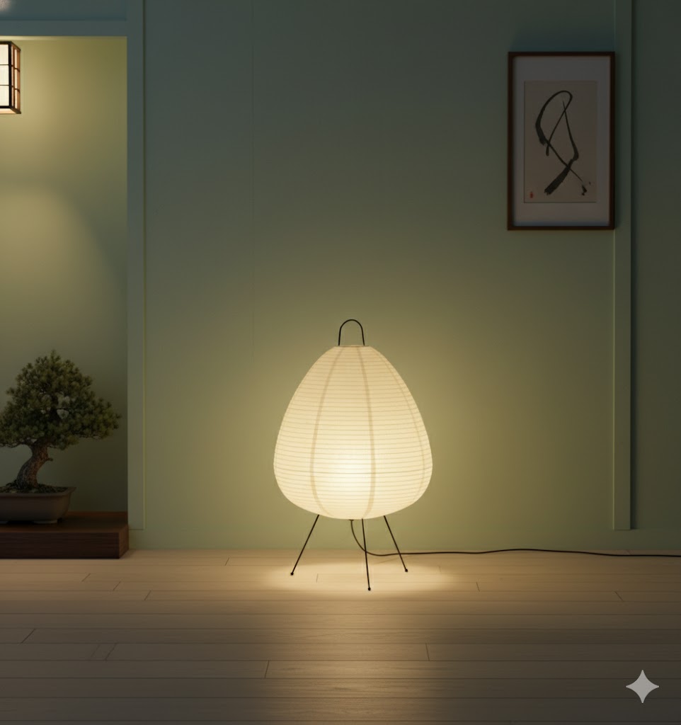 Nari Paper Lamp – Modern LED Table Light with Warm Glow