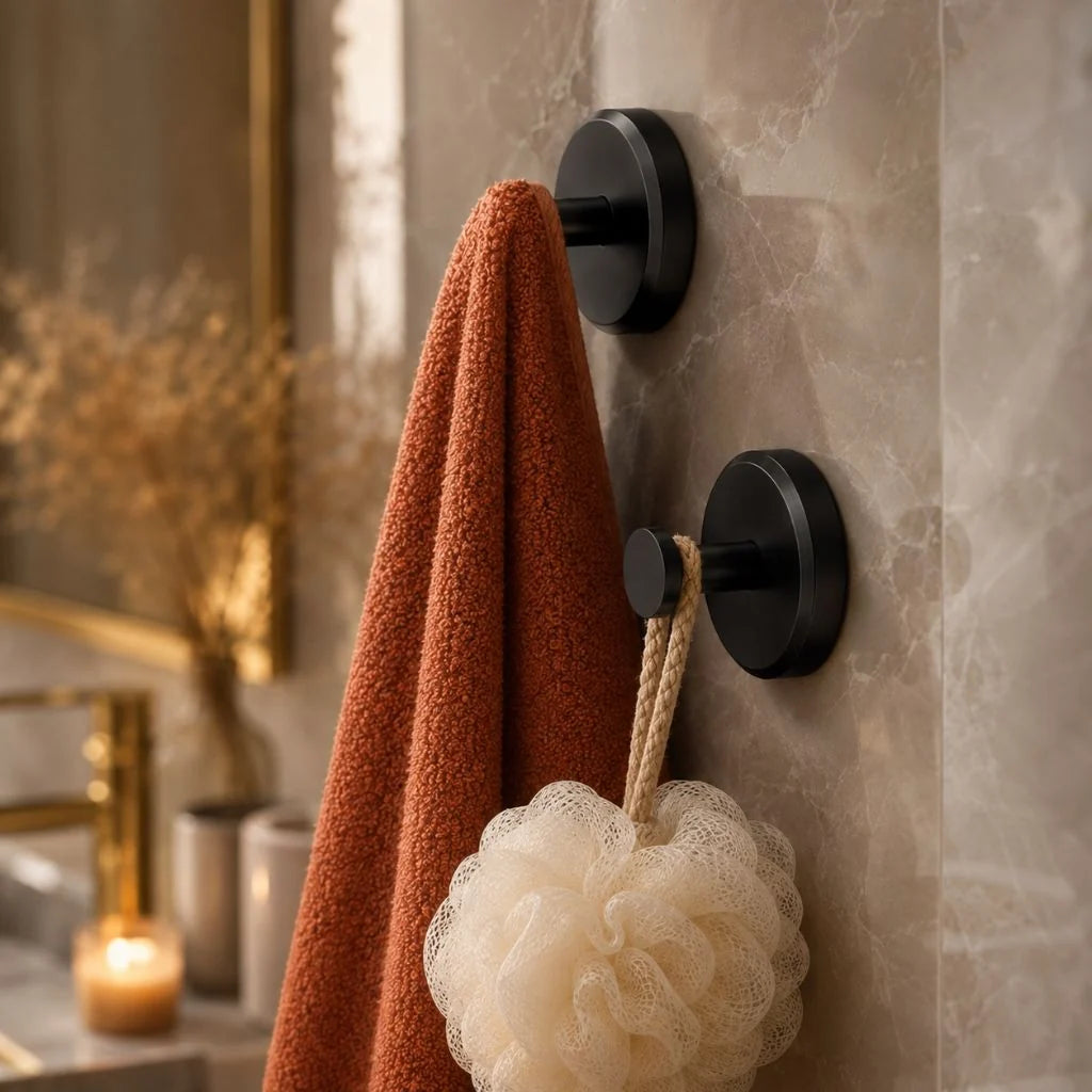 Elara Haus Elevated Suction Wall Hooks - Durable ABS 4-Pack 5