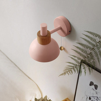 Nordic Macaron Globe Wall Sconce - Glass & Iron