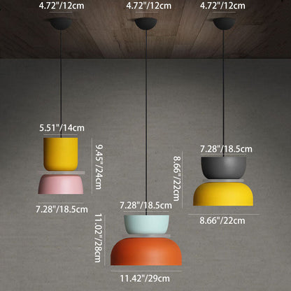 Nordic Macaron LED Pendant Light - Colourful