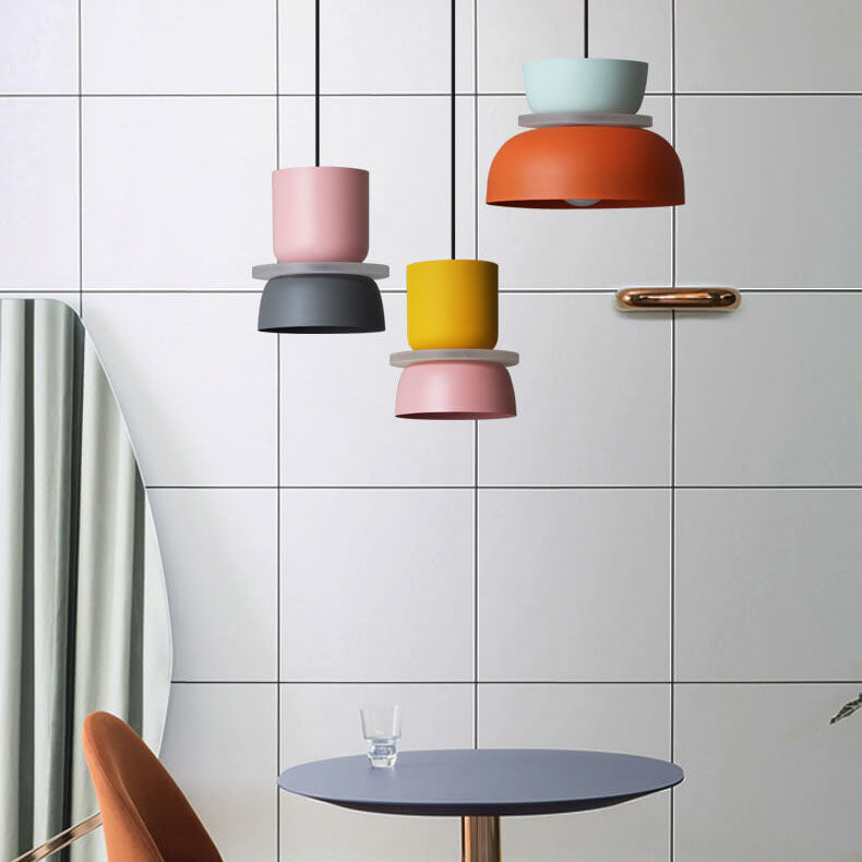 Nordic Macaron LED Pendant Light - Colourful