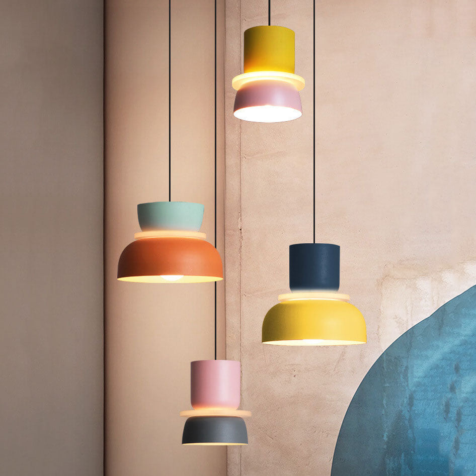 Nordic Macaron LED Pendant Light - Colourful