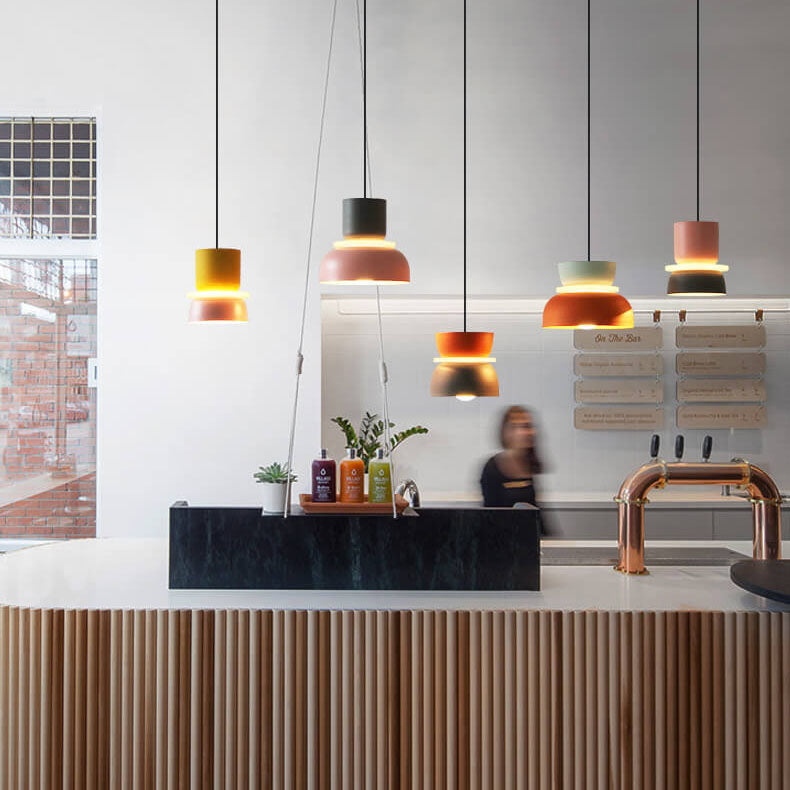 Nordic Macaron LED Pendant Light - Colourful