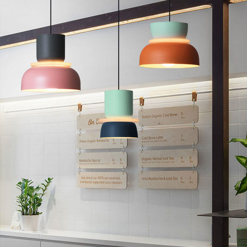 Nordic Macaron LED Pendant Light - Colourful