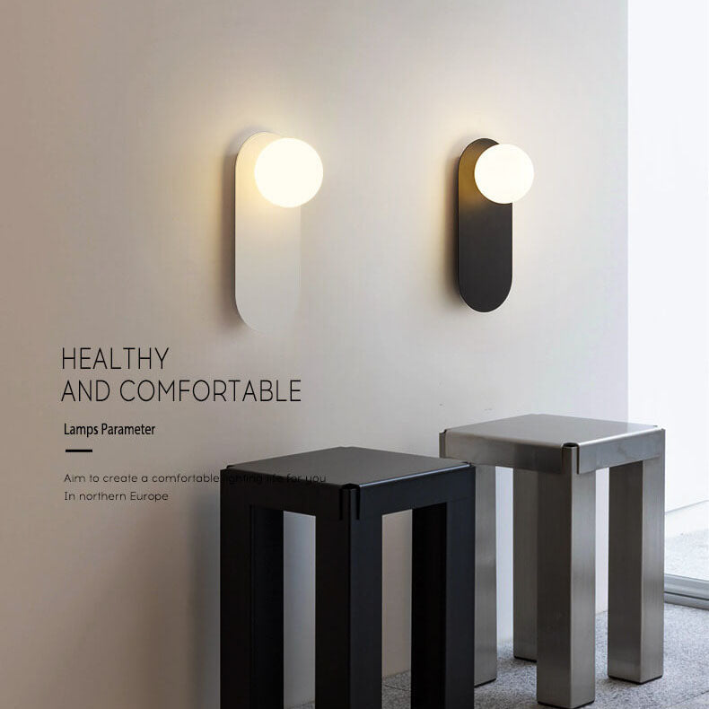 Nordic Ring & Globe Wall Sconce - Minimalist