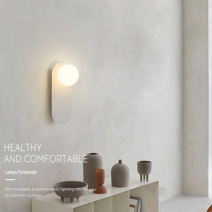 Nordic Ring & Globe Wall Sconce - Minimalist
