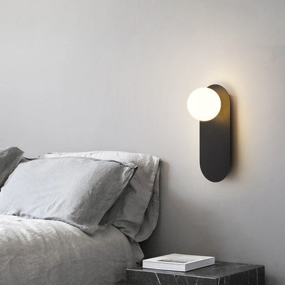 Nordic Ring & Globe Wall Sconce - Minimalist