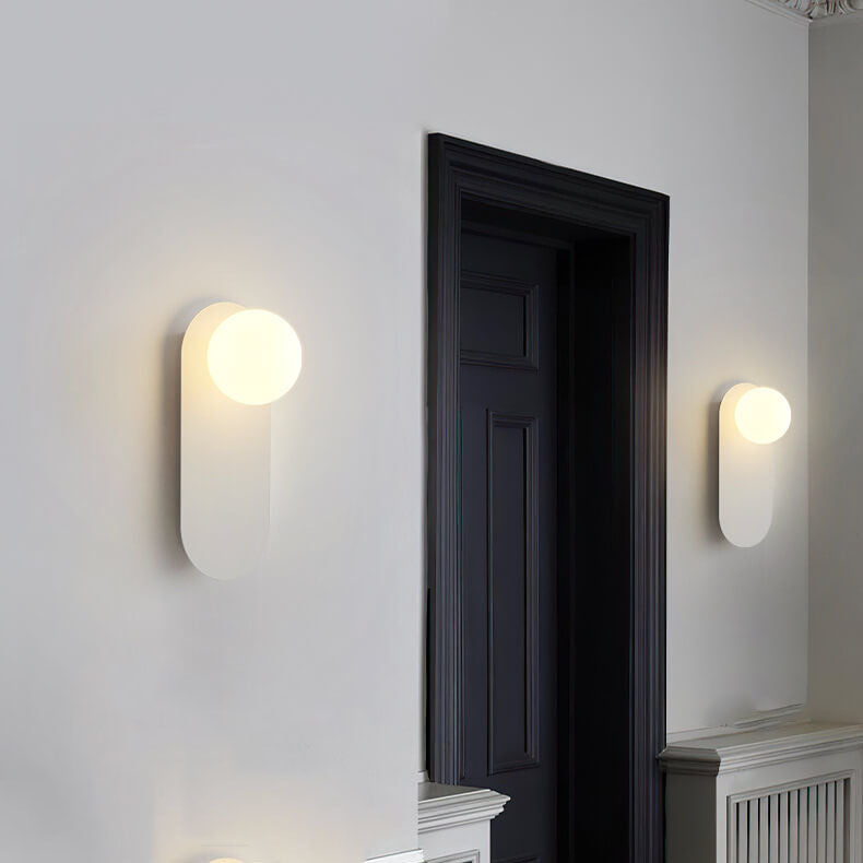 Nordic Ring & Globe Wall Sconce - Minimalist