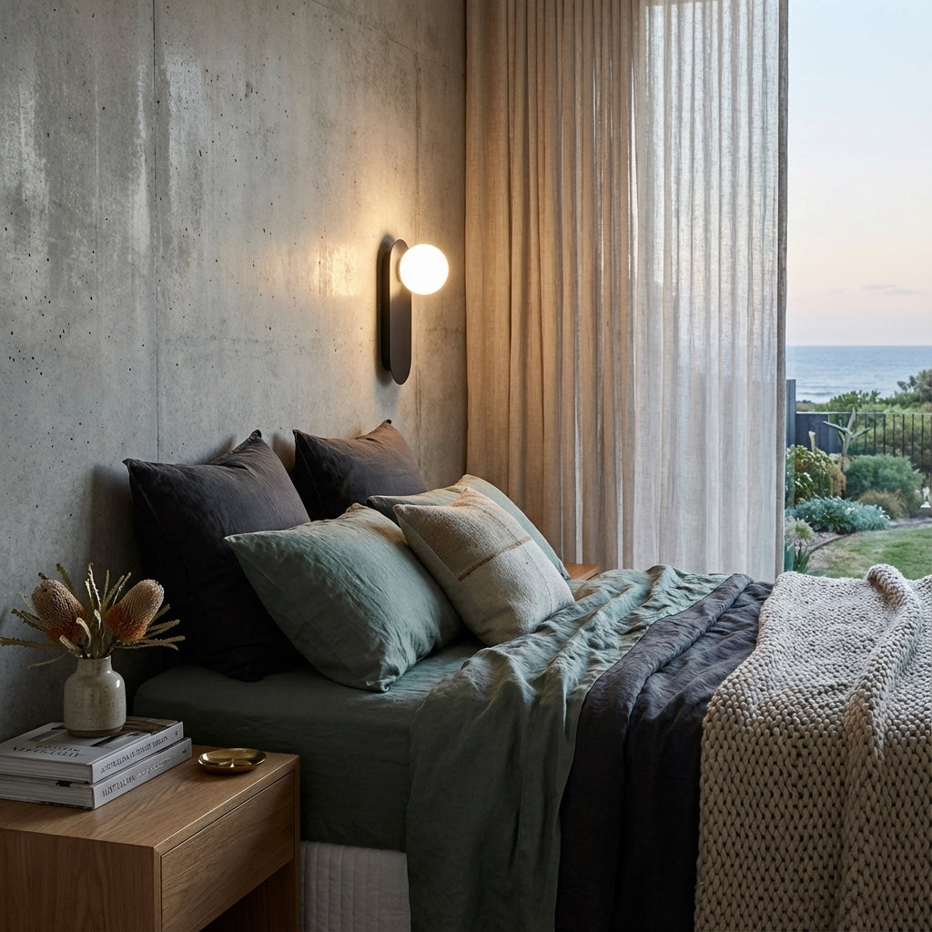 Nordic Ring & Globe Wall Sconce - Minimalist
