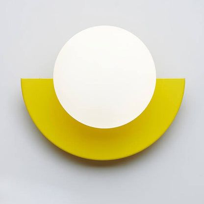 Nordic Semicircle Globe Wall Sconce - Colourful