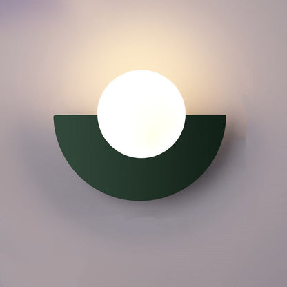Nordic Semicircle Globe Wall Sconce - Colourful