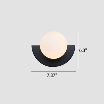 Nordic Semicircle Globe Wall Sconce - Colourful