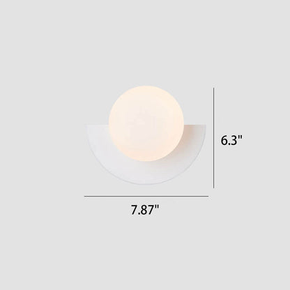 Nordic Semicircle Globe Wall Sconce - Colourful