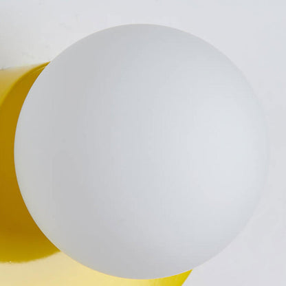 Nordic Semicircle Globe Wall Sconce - Colourful