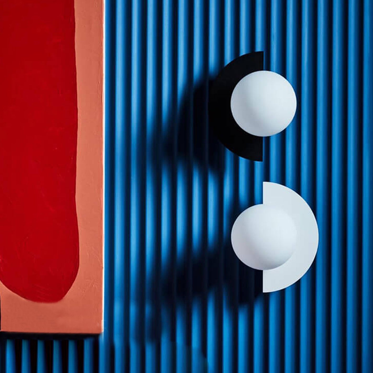 Nordic Semicircle Globe Wall Sconce - Colourful