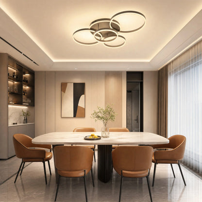 WOMO Circular LED Flush Mount Ceiling Light-WM1032 4