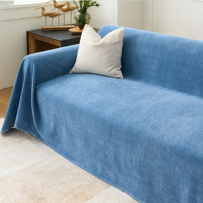 Pet Friendly Herringbone Sofa Cover - Durable Protector