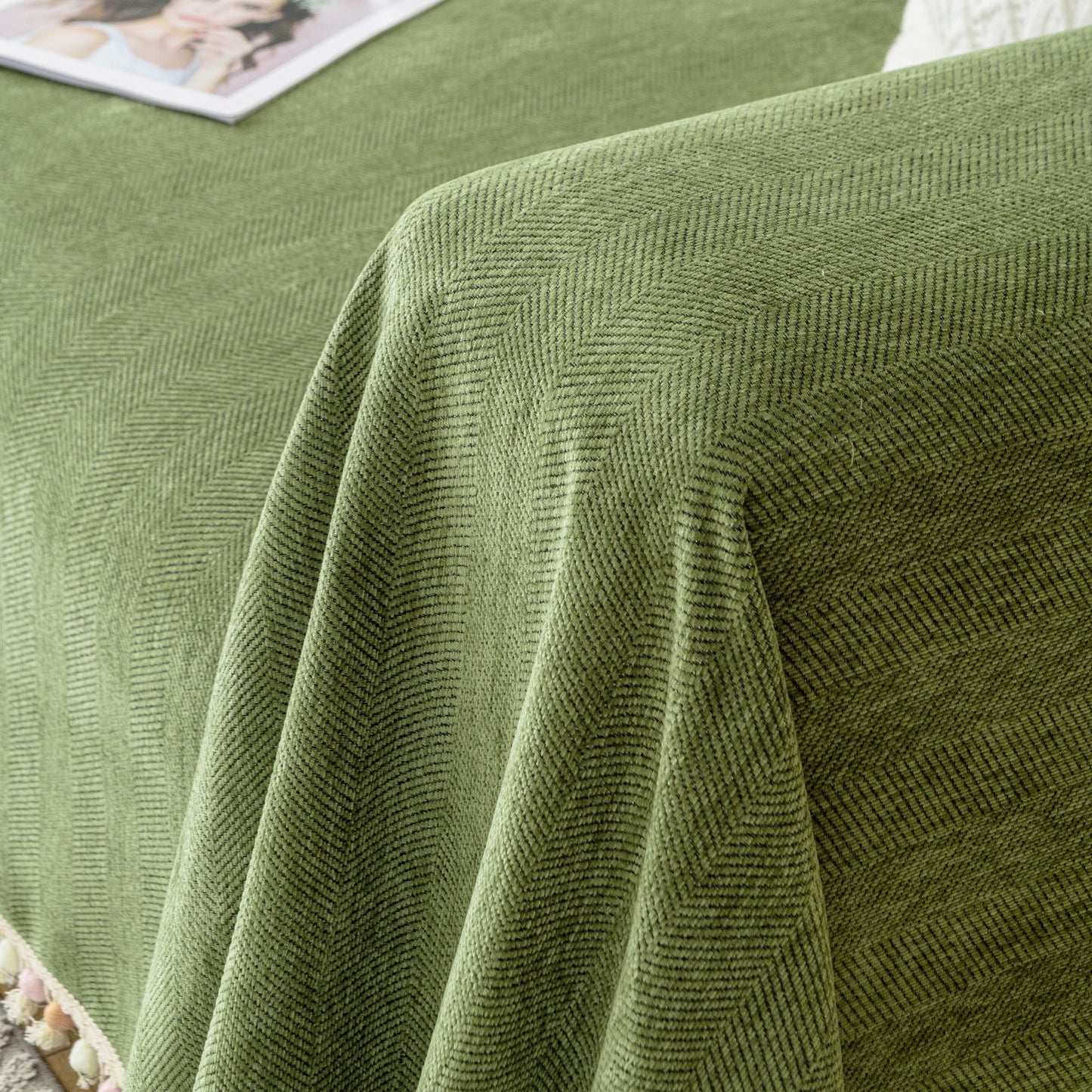 Pet Friendly Tassel Throw - Sofa Protector