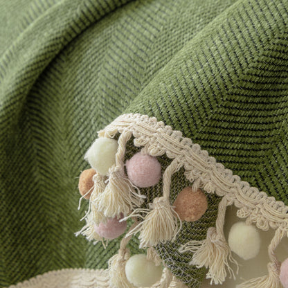 Pet Friendly Tassel Throw - Sofa Protector