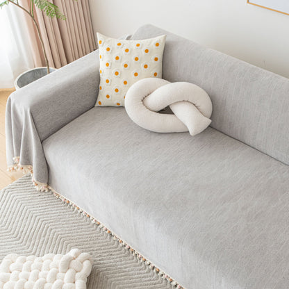 Pet Friendly Tassel Throw - Sofa Protector