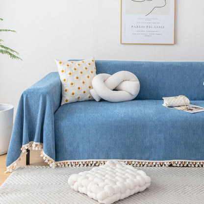 Pet Friendly Tassel Throw - Sofa Protector