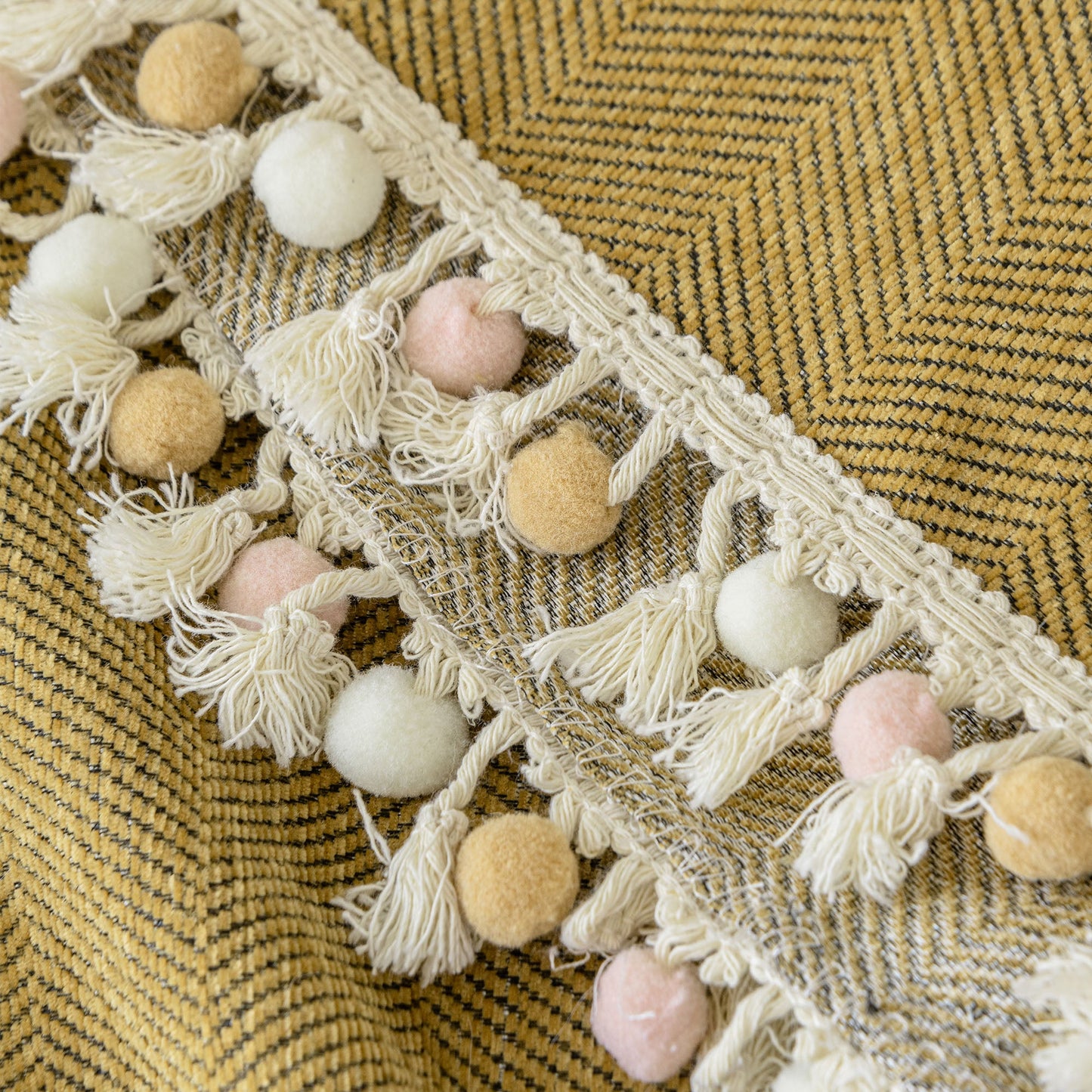 Pet Friendly Tassel Throw - Sofa Protector
