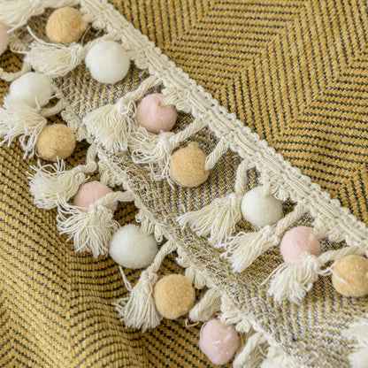 Pet Friendly Tassel Throw - Sofa Protector