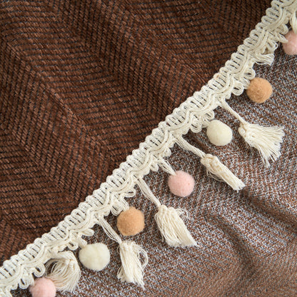 Pet Friendly Tassel Throw - Sofa Protector